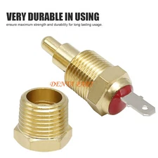 190'F ADAPTER FAN GROUNDING THERMOSTAT SWITCH COOLANT TEMP SENSOR 3/8" 1/2" NPT