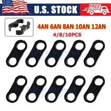 Hose Separator Fuel line Fitting Adapter 4AN 6AN 8AN 10AN 12AN Mounting Clamps
