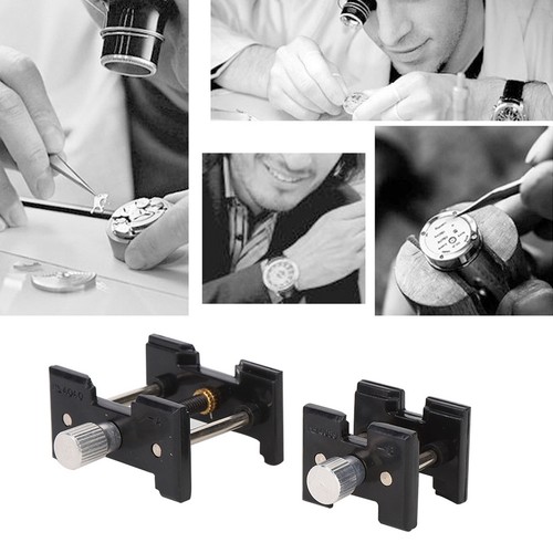 2pcs Brass Watch Movement Holder Fixed Base Multi-Function for Watchmaker Watch - Picture 2 of 12