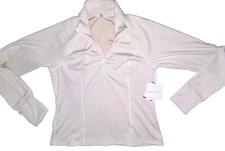 NWT⭐️BEYOND YOGA⭐️XLARGE ⭐️RIBBED TAKE A HIKE ZIP PULLOVER⭐️CREAM⭐️1/4 ZIP