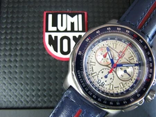 Luminox F-22 Raptor Chronograph 44mm Titanium Watch - Silver Dial XA.9273