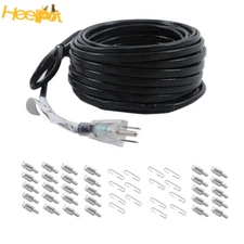 Easy To Install 50 Feet 120V Heat Tape For Heating Cable Pipe Freeze Protection