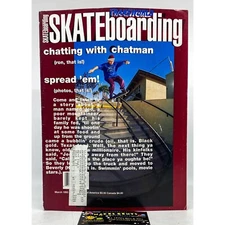 Vintage 90's Transworld Skateboarding Magazine - March 1993 - Chatting Chatman