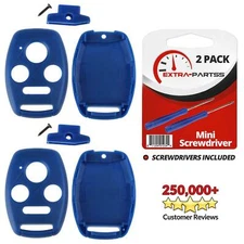 2 For 2009 2010 2011 2012 2013 Honda Accord Remote Key Fob Uncut Shell Case