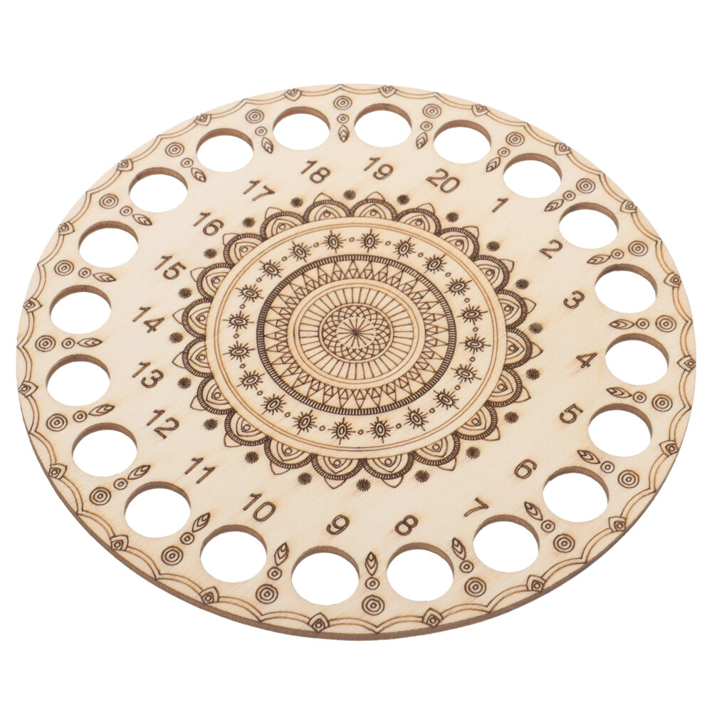 Embroidery Scissors Stitch Winding Plate with Thread Board Brackets  -image