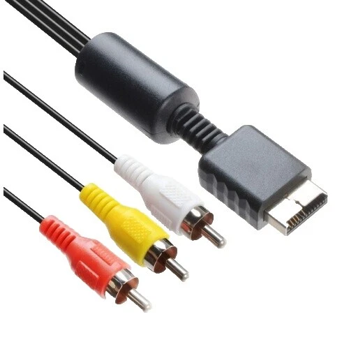 Cables AV Video Juego RCA Negro