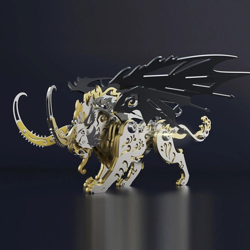 3D Puzzles Metal Assembly Animals Model Kits Mechanical Toy Ancient Model Toy - Picture 32 of 34