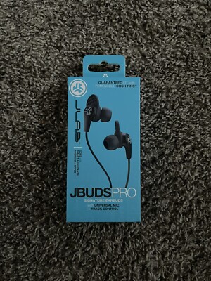 JLab JBuds Pro Signature Wired Earbud (In Ear) Headphones Black