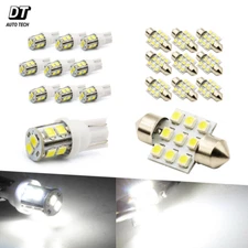 20X White LED Light Interior Package Kit for T10 & 31mm Map Dome + License Plate