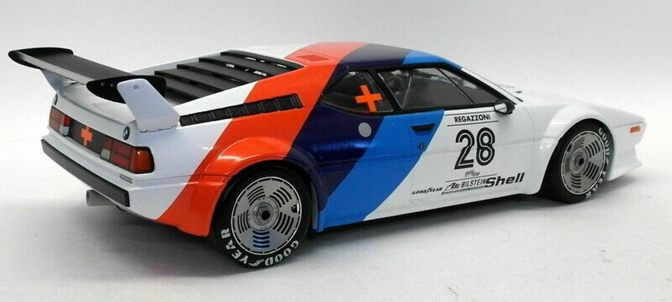 BMW M1 PROCAR #28 MOTOSPORT REGAZZONI 1979 MINICHAMPS 125792928 1/12 E26 - Immagine 3 di 3