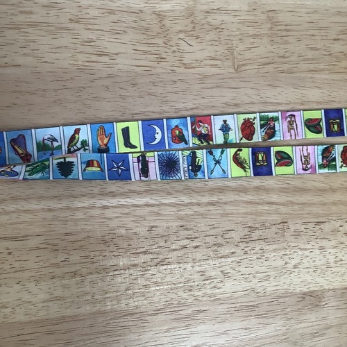 Loteria Lanyard Spanish Bingo ID Holder 18” - Picture 6 of 7