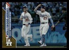 2020 Topps #298 Hollywood Heroes Gold Foil Los Angeles Dodgers