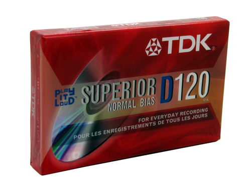 TDK D120 SUPERIOR 120 Minuten Eisen Leer Audio Kassette Band (2003) BRANDNEU - Bild 7 von 8