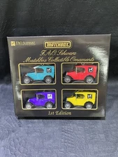 BRAND NEW Matchbox F.A.O. Schwarz Austin 7 Trucks Collectible Ornaments Series 1