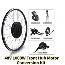 48V 1000W E-bike E-City Bike Front Wheel Drive Brushless Motor Conversion Kit