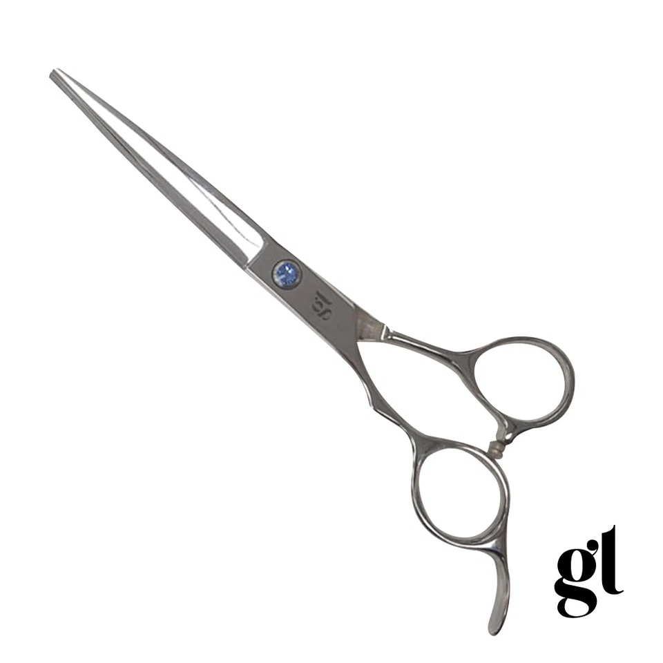GLAMOROUS LENGTHS PROFESSIONAL STAINLESS STEEL SCISSORS 6" (LEFT HANDED) RRP: £25.99 - PRO SALON