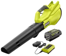 40V 120 MPH 550 CFM Cordless Battery Blower With 4.0 Ah Battery and Charger