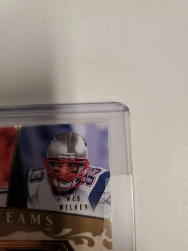 2009 UD PREMIER TEAMS PT-MBW TOM BRADY RANDY MOSS WES WELKER 17/25 GU JERSEY - Picture 4 of 6