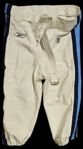 2001 Reebok NFL Tennessee Titans Game Worn pants White / Titans Blue / Navy