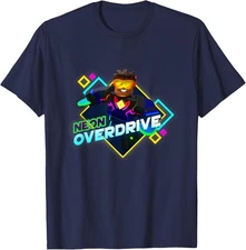 Roblox Black Neon Overdrive Classic Fit T-Shirt
