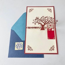 Goshuin Stamp Shrine Magic Ants 3D Wedding Invitation Pop Up Anniversary Card Co