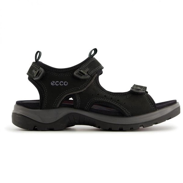 Women Ecco Heels Black Leather 38 #3S49