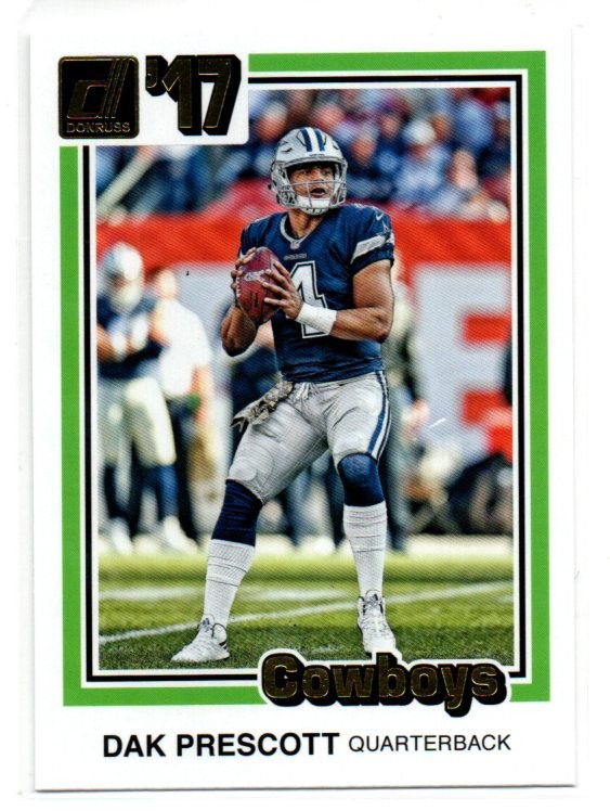 2017 Donruss #26 Dak Prescott 1981 Tribute Cowboys