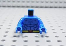 LEGO Marvel Blue Printed Torso Bare Chest Monster Animal Minifig AP