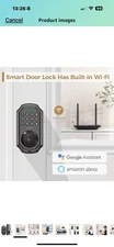 Arpha Keyless Entry Door Lock, WiFi Smart Keypad Front Door Deadbolt, Supports