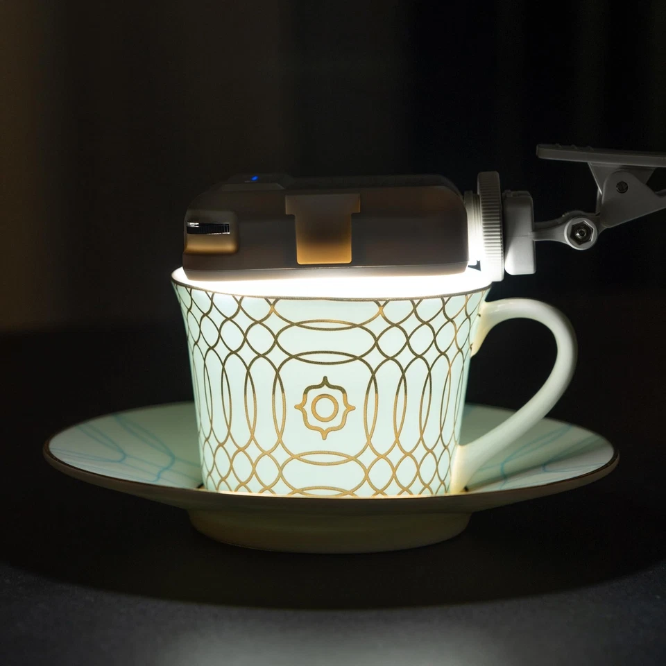 Juego de 2 tazas de té y platillos de cerámica, 7 oz, capuchino, taza de café con leche, suita... Foto 4 de 4