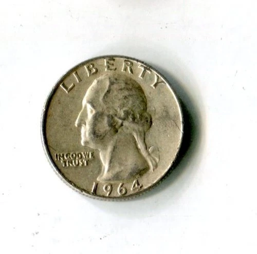 1964-P Washington Quarter 90% Silver | Uncertified Circulated