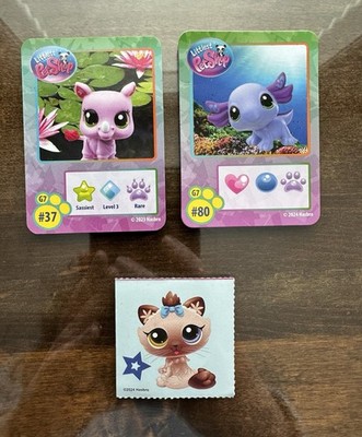 LITTLEST PET SHOP LPS HASBRO G7 CARD LOT 2023-2024 RARE #37 #80 Extra 