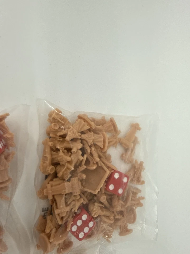 RISK Board Game Pieces Armies Troops Dice 3 Bags Red Dice - Image 4 of 4