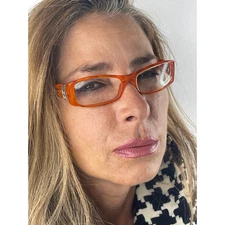 Vintage Versace classic 3097 656 Eyeglasses Size: 52-17-135 Light Brown Sexy