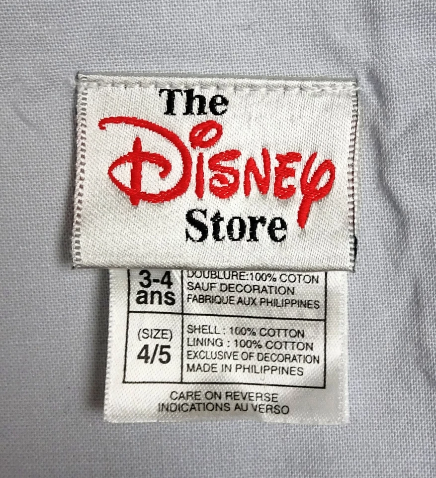 Vestido sin mangas vintage de Minnie Mouse para niñas 4 5 bordado de colección The Disney Store Foto 4 de 4