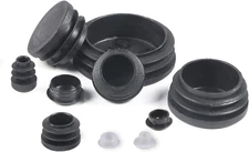 208 Pieces Mixed Sizes Round Plastic Plugs,Pipe Tubing End Cap, Round Plastic Tu