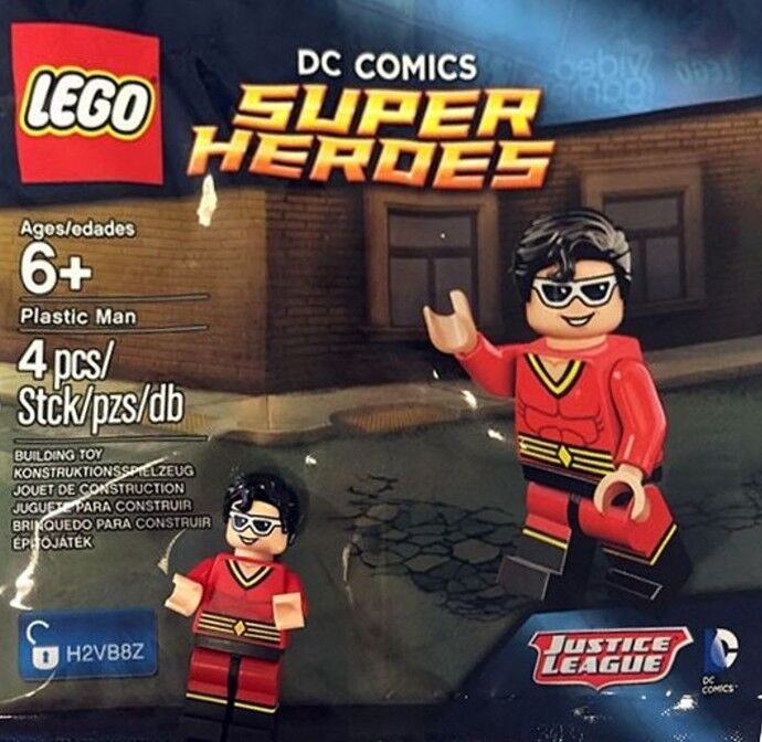 LEGO Super Heroes Plastic Man 5004081 Liga de la Justicia Juego Exclusivo DC Comics