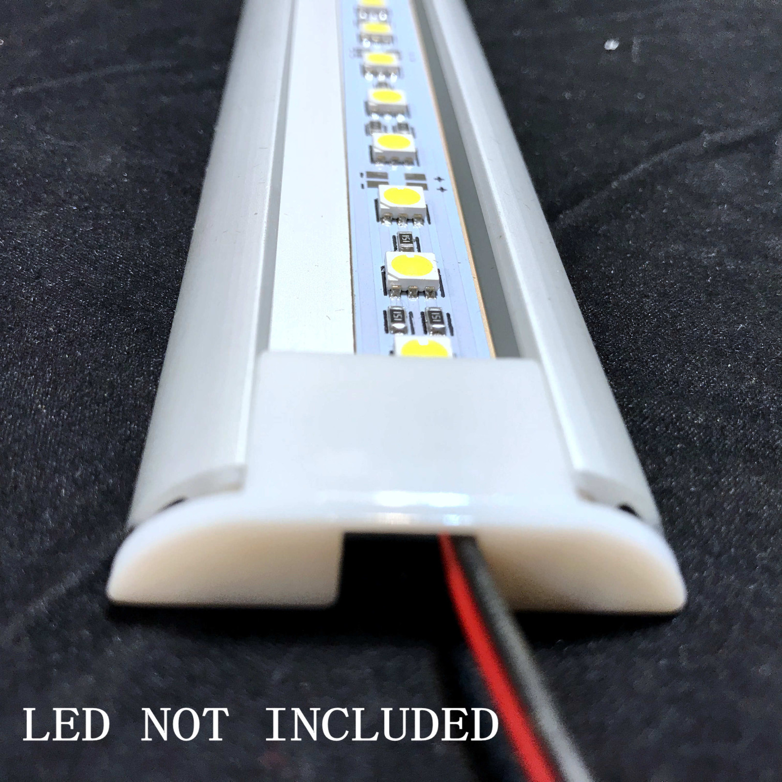 4X1M Wide Edge Channel Aluminium profile for Led Strip Light Cabinet Kitchen  — image 10