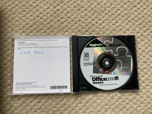 MICROSOFT OFFICE 2000 STANDARD SPECIAL UPGRADE + BOX & MANUAL WINDOWS 95 98 NT - Picture 9 of 9
