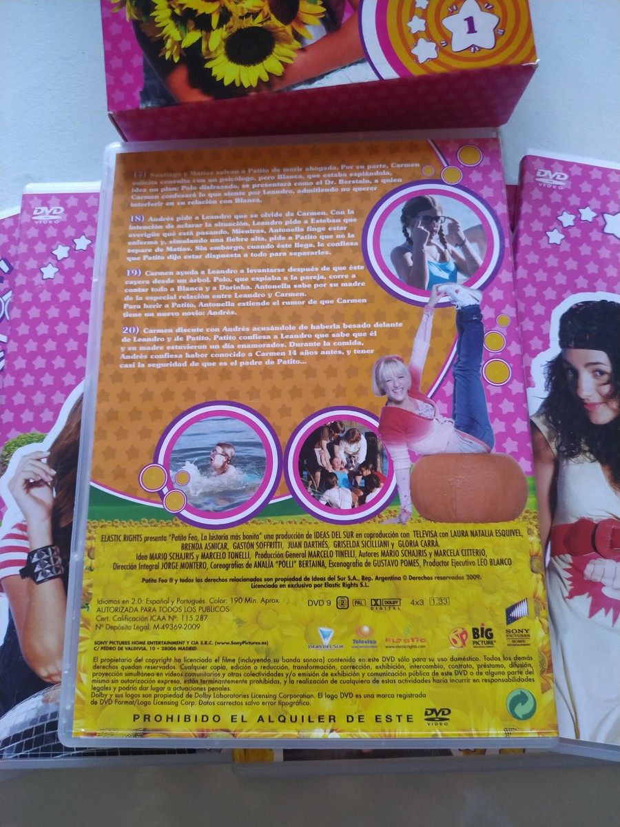 PATITO FEO Volume 1 - 5 X DVD Edition Spanish - 20 Chapters
