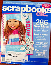 Scrapbooks etc. Magazine - January 2008 - Vintage  NLA - Scrapbooking