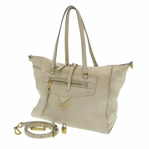 LOUIS VUITTON Monogram Empreinte Lumineuse PM Tote Bag White M93411 Auth  Used | eBay