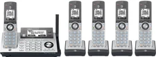 AT&T 5 Handset Connect to Cell Expandable Cordless Phone System with Call Block