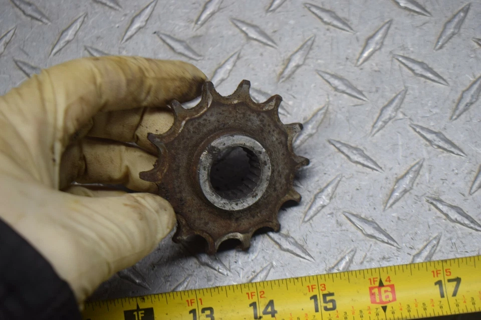 FG9 FRONT DRIVE SPROCKET GEAR 08 YAMAHA RAPTOR 250 R YFM250 YFM QUAD FREE SH - Изображение 3 из 4