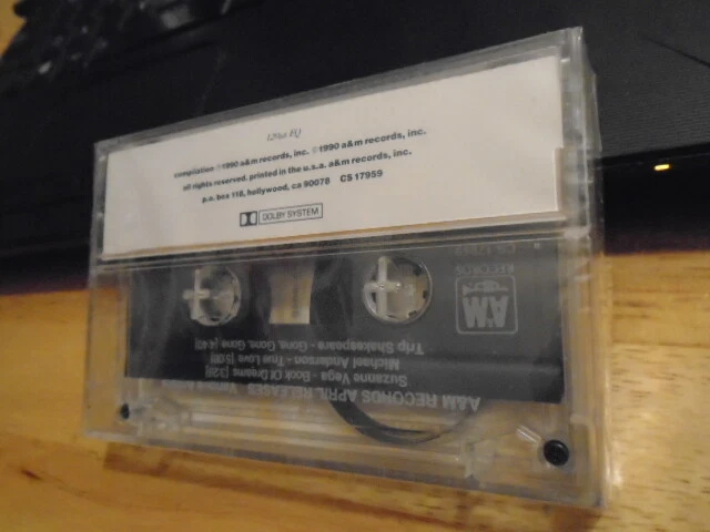 SEALED RARE PROMO a&m 1990 sampler CASSETTE TAPE Trip Shakespeare SUZANNE VEGA + - Image 2 of 2