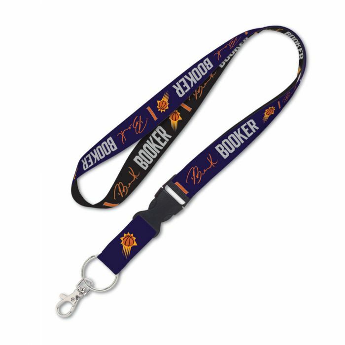 Devin Booker Phoenix Suns Lanyard Keychain with Detachable Buckle NBA Fan Gear  