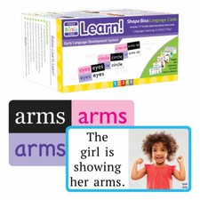 Your Baby Can Learn Shape Bias Language Cards