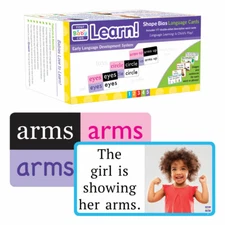 Your Baby Can Learn! Shape Bias Language Cards