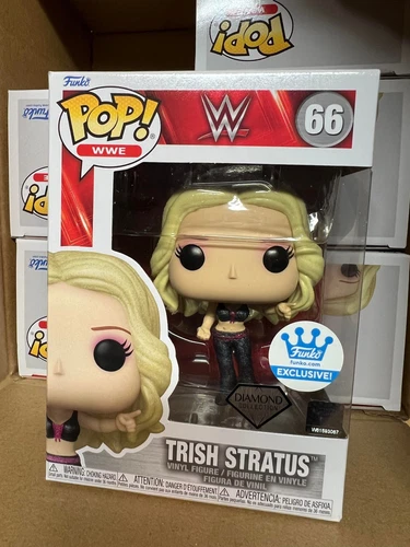 **IN HAND** FUNKO EXCLUSIVE Funko Pop! WWE TRISH STRATUS DIAMOND GLITTER #66
