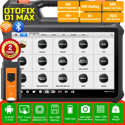 👍OTOFIX D1 MAX PRO Profi KFZ OBD2 Diagnosegerät ALLE SYSTEM ECU Codierung